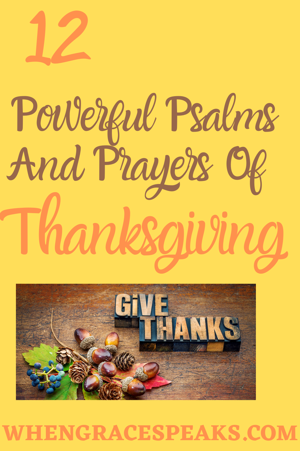 Powerful Psalms and prayers of thanksgiving